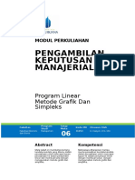 Modul Pengambilan Keputusan Manajerial (TM6)