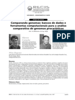 O surgimento da bioinformática banco de dados genômicos