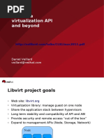 Libvirt: A Virtualization API and Beyond: Daniel Veillard