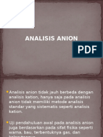 Analisis Anion