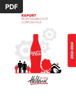 Raport Responsabilitate Corporativa Coca-Cola Hellenic Romania 2012-2014