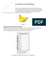 Philippine Banana Production and Exporting