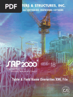 Table and Field Name Overwrites XML File