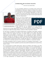 REPÚBLICA DOMINICANA UNA SOCIEDAD VIOLENTA