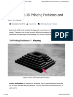 16 Common 3d Printing Problems and Their Solutions 2015.11.12