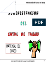 Administracion Del Capital de Trabajo