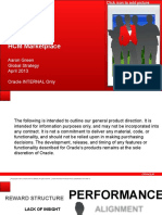 HCM Marketplace: Aaron Green Global Strategy April 2013 Oracle INTERNAL Only