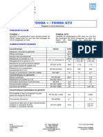 Fonda Plus Fonda GTX Notice Technique