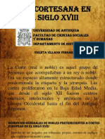 Unidad 4 Vida Cortesana en El Siglo XVIII - Violeta Villada