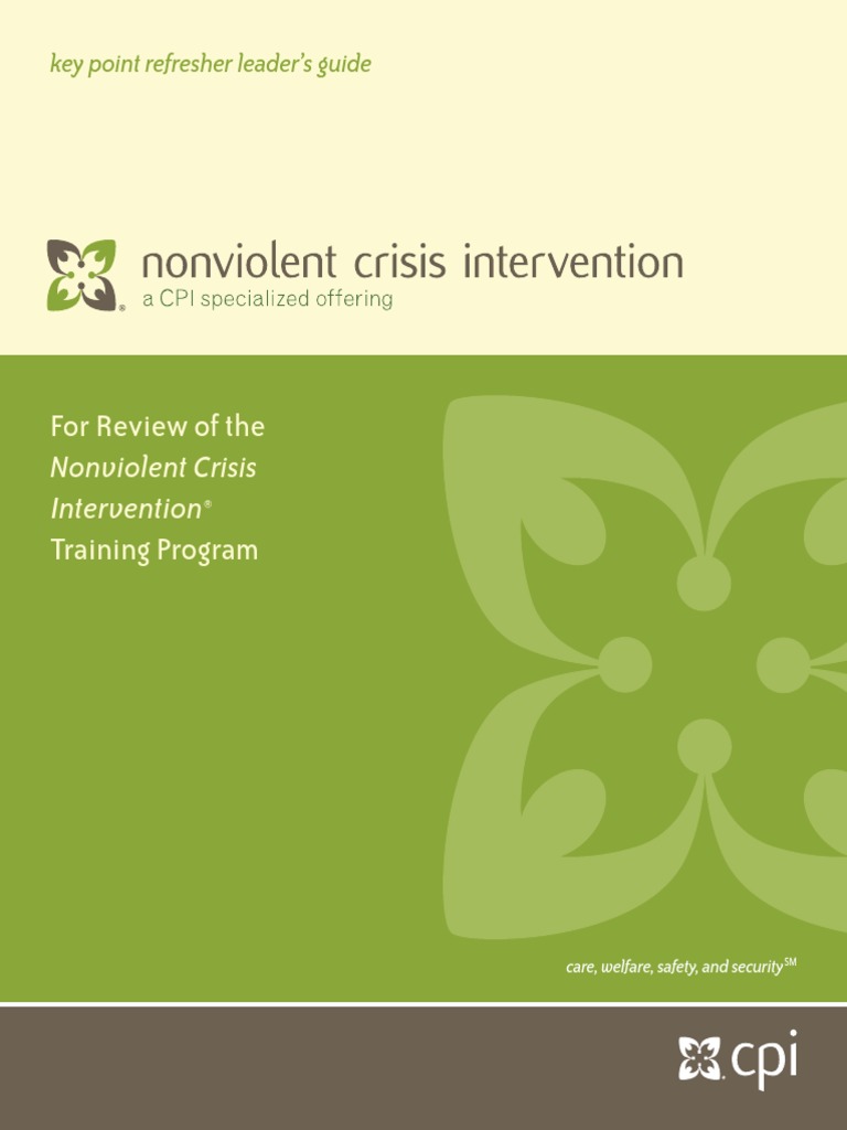 CPI Training | PDF | Nonverbal Communication | Attitude (Psychology)