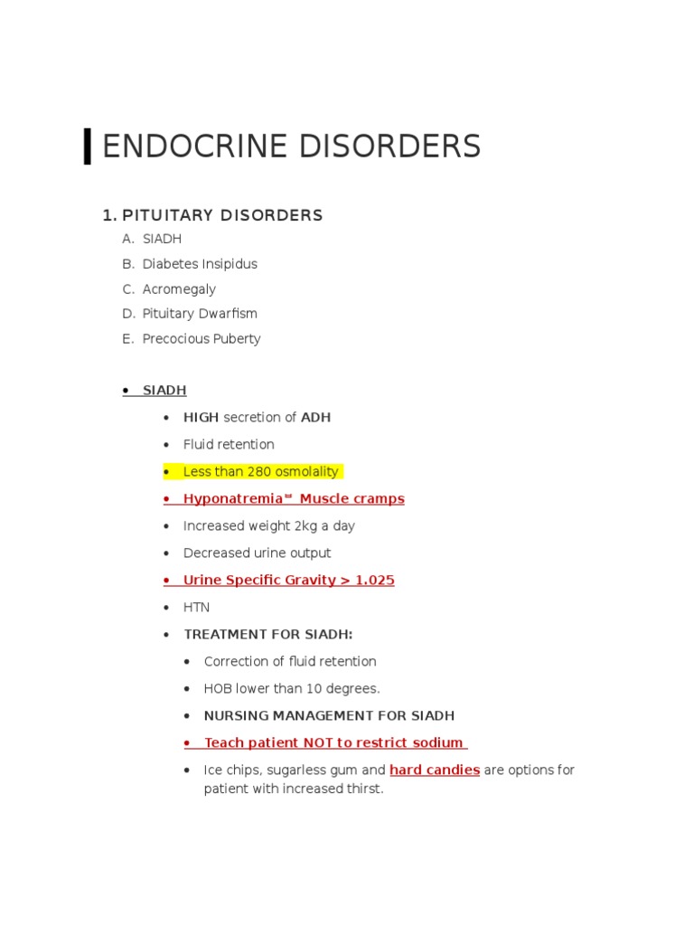 Endocrine Study Guide | PDF | Thyroid | Hyperthyroidism
