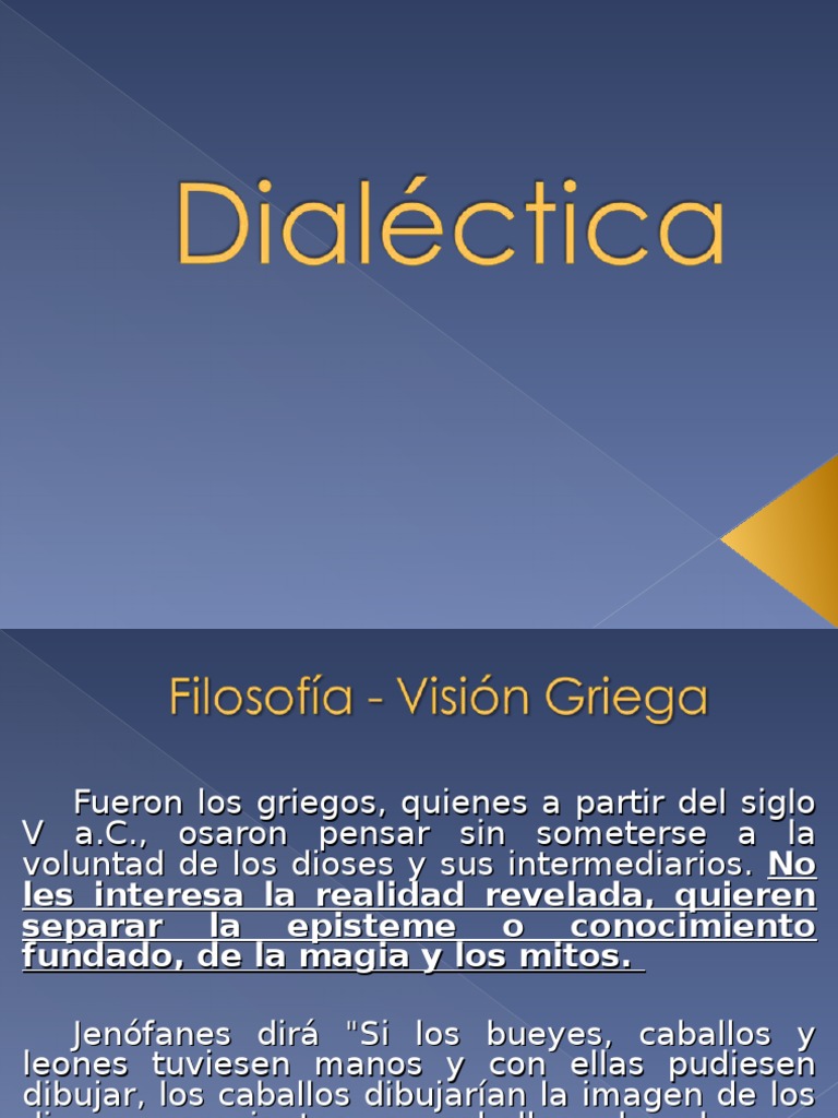Teoria de la dialectica relacional