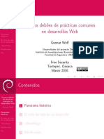 Puntos Debiles Practicas Web