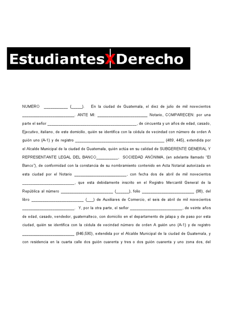 Contrato de Hipoteca PDF Pagos Gobierno