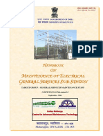 Handbook On Maintenance of Electrical General Service Sub-Station