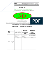 Procedimiento elaboración IPER