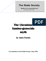 Ukranian Famine Myth