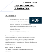 FILIPINO 11 - Apat Na Makrong Kasanayan