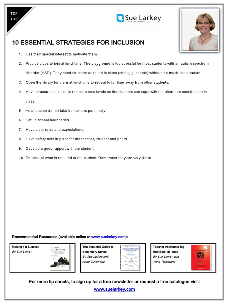 Essential Strategies for ASD Inclusion | PDF