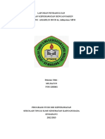 LAPORAN PENDAHULUAN ASUHAN KEPERAWATAN DENGAN PASIEN DI RUANG AMARILIS RSUD dr, Adhiyatma MPH