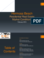 Hermosa Beach Real Estate Market Conditions - February 2016