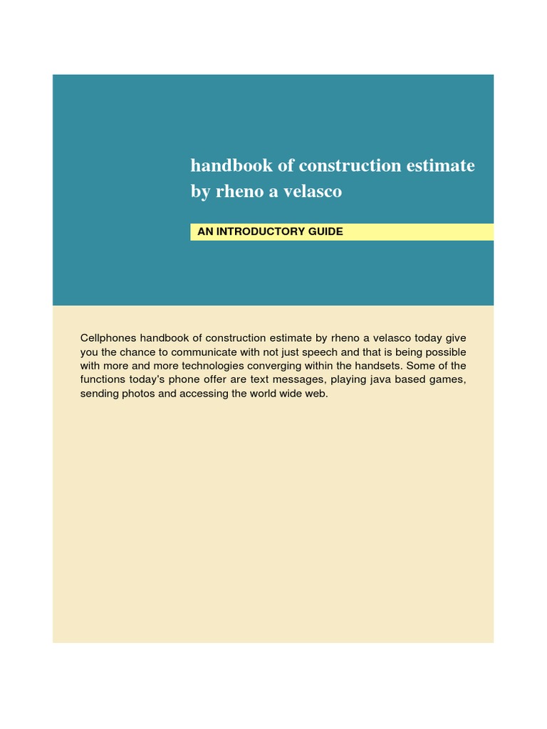 Building Construction Handbook Pdf