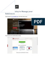 Using Mendeley To Manage Your References