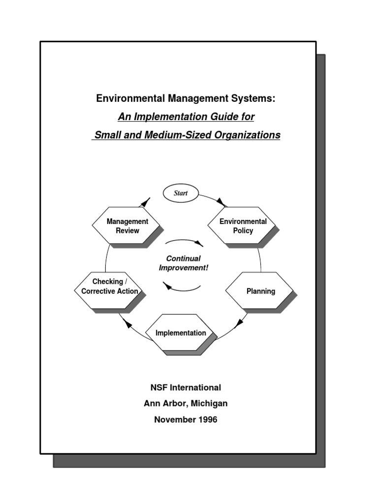 Environmental Management Systems:: An Implementation Guide For Small ...