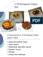 Chapter 16 European Cakes and Tortes