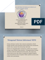 Sistem Informasi SDM Dan Manajemen SDM
