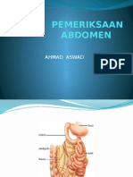 Pemeriksaan Abdomen Sesuai Prosedur