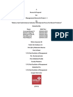 Research Proposal on Biscuit Industry