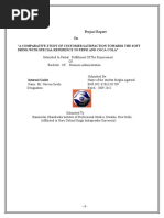 Download A STUDY OF CUSTOMER SATISFACTION TOWARDS SOFT DRINK by Divya SN305392525 doc pdf