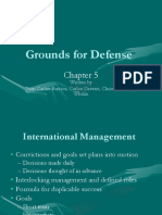 Grounds for Defense