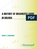 Alexander - A History of Organized Labour in Bolivia