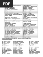 Adjetivo Pátrio e Locução Adjetiva