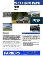 Seat Alhambra (00 10) 1.9 Tdi PD Se 5d (7 Seat)