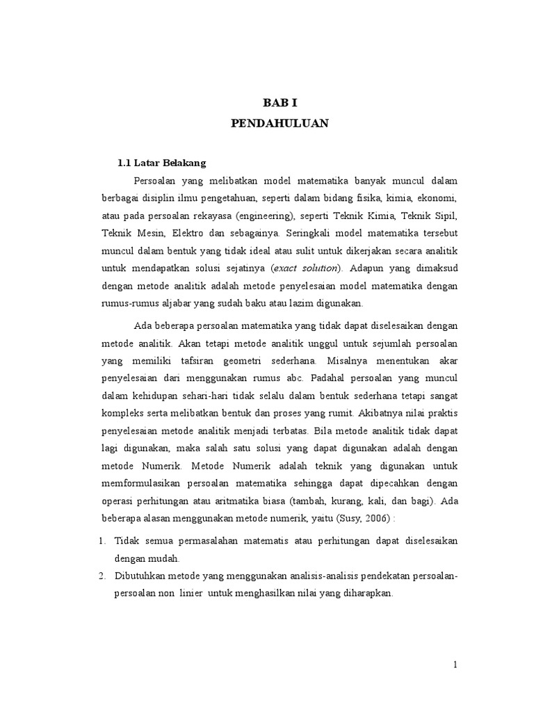 Sistem Persamaan Non Linier Docx