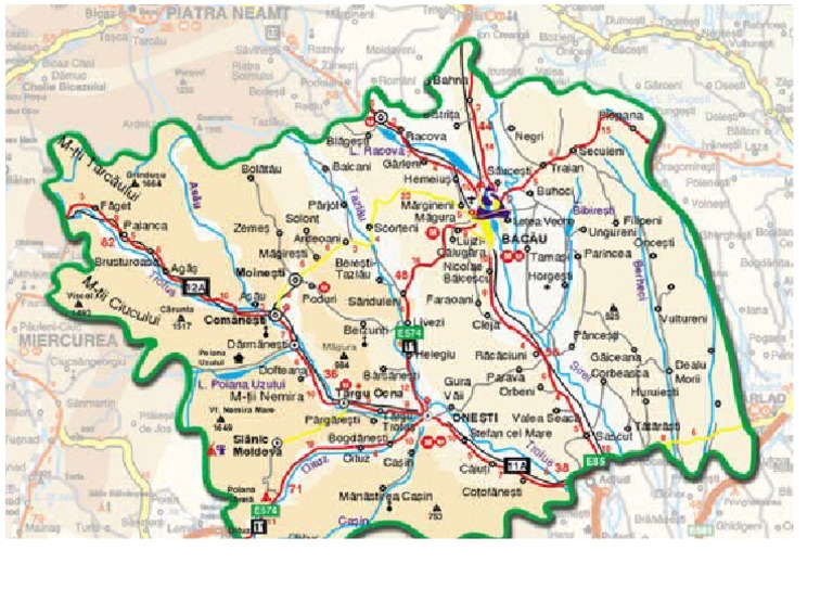 Harta Bacau Rutiera | PDF