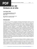 Piaget - Formacion-Del-simbolo en El Nño