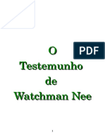 O Testemunho de Watchman Nee