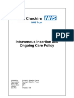 Intravenous Device Insertion Policy