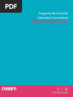 Programa de inclusión educativa comunitaria.