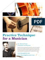 Practice Technique for a Musician by Simon Powis