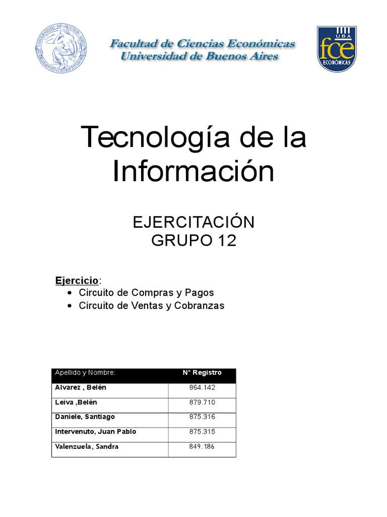 Circuito de Compras y Pagos | PDF | Cheque | Factura