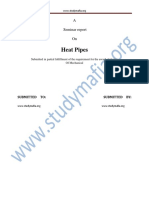 Cryogenic Heat Pipes Report