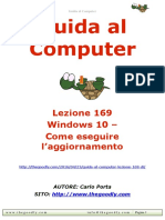 Guida al Computer - Lezione 169 - Windows 10 – Come eseguire l’aggiornamento