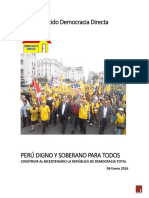 Plan de Gobierno - Democracia Directa 2016 - 2021 (SANTOS GUERRERO, Gregorio)