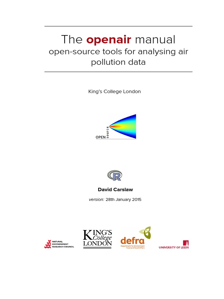 OpenAir Manual PDF | PDF | R (Programming Language) | Free Software