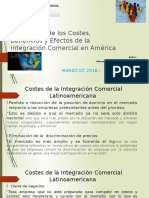 Decsripcion Costes, Beneficios y Efectos de La Integracion Latinoamericana